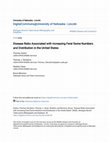 Research paper thumbnail of Disease Risks Associated with Increasing Feral Swine Numbers and Distribution in the United States