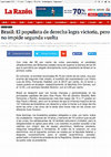 Research paper thumbnail of El populista de derecha logra victoria, pero no impide segunda vuelta