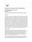 Research paper thumbnail of Automated Event Detection in Video of Benthic Habitat