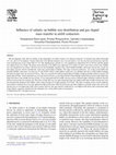 Research paper thumbnail of Influence of salinity on bubble size distribution and gas-liquid mass transfer in airlift contactors