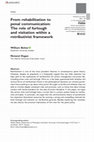 Research paper thumbnail of From rehabilitation to penal communication: The role of furlough and visitation within a retributivist framework