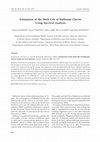 Research paper thumbnail of Estimation of the shelf-life of halloumi cheese using survival analysis