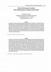 Research paper thumbnail of Perda Bernuansa Syariah Dan Hubungannya Dengan Konstitusi