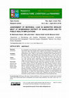 Research paper thumbnail of Assessment of microbial load in marketed broiler meat at Mymensingh district of Bangladesh and its public health implications