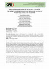 Research paper thumbnail of The Administration of Muslim’s and Non-Muslim’s Ownerless Estate (Bona Vacantia) in West Malaysia: An Analysis