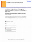 Research paper thumbnail of Introduction to Special Issue: Challenges for Academics Educating Accounting Professionals in South Africa