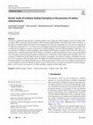 Research paper thumbnail of Kinetic study of methane hydrate formation in the presence of carbon nanostructures