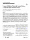 Research paper thumbnail of Experimental study of the performances of commercial surfactants in reducing interfacial tension and wettability alteration in the process of chemical water injection into carbonate reservoirs