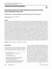 Research paper thumbnail of Experimental study of the relationship between porosity and surface area of carbonate reservoir rocks