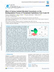 Research paper thumbnail of Effect of Various Isolated Microbial Consortiums on the Biodegradation Process of Precipitated Asphaltenes from Crude Oil