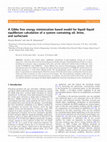 Research paper thumbnail of A Gibbs free energy minimization based model for liquid–liquid equilibrium calculation of a system containing oil, brine, and surfactant