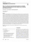 Research paper thumbnail of Effect of a synthesized anionic fluorinated surfactant on wettability alteration for chemical treatment of near-wellbore zone in carbonate gas condensate reservoirs