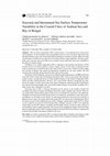 Research paper thumbnail of Seasonal and interannual Sea Surface Temperature variability in the coastal cities of Arabian Sea and Bay of Bengal