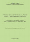 Research paper thumbnail of Administrative Structure and Government of Rumelia in the Late Eighteenth and Early Nineteenth Centuries: The Functions and Activities of the Rumeli Vali