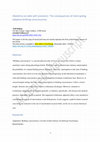 Research paper thumbnail of Obstetrics at odds with evolution: The consequences of interrupting adaptive birthing consciousness