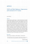 Research paper thumbnail of NATO and Public Diplomacy: Opportunities and Constraints of 21 st Century