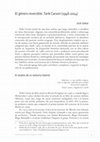 Research paper thumbnail of JOSÉ JORGE Tarik Carson El género reversible