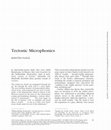 Research paper thumbnail of Tectonic Microphonics