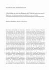 Research paper thumbnail of „Das Leben ist nur ein Moment, der Tod ist auch nur einer.“ Ergebnisse der osteoanthropologischen Analysen an den sterblichen Überresten der Bestatteten aus der „Unteren Fürstengruft“ im Schleswiger Dom