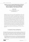 Research paper thumbnail of Roman versus Jewish Reckoning of Hours in the Gospel of John: An Exegetical Misconception That Refuses to Die