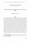 Research paper thumbnail of COVID-19 measures, hard or soft law applied from International Organization and Albania