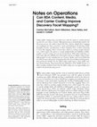 Research paper thumbnail of Can RDA Content, Media, and Carrier Coding Improve Discovery Facet Mapping?