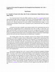 Research paper thumbnail of Book Review: R.T. Kendall, In Pursuit of His Glory: My 25 Years at Westminster Chapel, in Evangelical Forum Newsletter, Vol. 5, No. 1 (2008): 20-21.