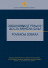 Research paper thumbnail of Оdgovornost pravnih lica za krivicna djela