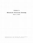 Research paper thumbnail of Studies in Mutualist Political Economy