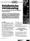 Research paper thumbnail of Salafistische vernieuwing: Een consequent selectieve lezing van de geschiedenis (2021b)