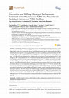 Research paper thumbnail of Prevention and Killing Efficacy of Carbapenem Resistant Enterobacteriaceae (CRE) and Vancomycin Resistant Enterococci (VRE) Biofilms by Antibiotic-Loaded Calcium Sulfate Beads