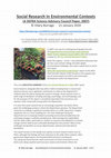 Research paper thumbnail of DEFRA: Social Research In Environmental Contexts