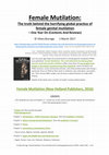 Research paper thumbnail of BOOK: Female Mutilation: The truth behind the horrifying global practice of female genital mutilation (Contents and Reviews)