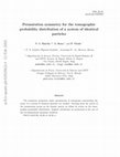 Research paper thumbnail of Permutation symmetry for the tomographic probability distribution of a system of identical particles