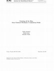 Research paper thumbnail of from Classical Mechanics to Quantum Fields