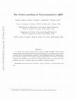 Research paper thumbnail of The Gribov problem in noncommutative QED