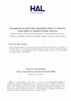 Research paper thumbnail of Late-glacial elevated dust deposition linked to westerly wind shifts in southern South America