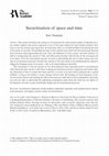 Research paper thumbnail of Securitisation of Space and Time