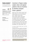 Research paper thumbnail of Correction to ‘Organic residue analysis shows sub-regional patterns in the use of pottery by Northern European hunter–gatherers’