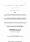 Research paper thumbnail of Culture and Unethical Conduct: Understanding the Impact of Individualism and Collectivism on Actual Plagiarism