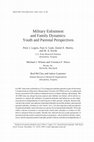 Research paper thumbnail of Military Enlistment and Family Dynamics: Youth and Parental Perspectives	