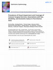 Research paper thumbnail of Prevalence of Visual Impairment and Coverage of Cataract Surgical Services: Associations with Sex, Disability, and Economic Status in Five Diverse Sites