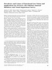 Research paper thumbnail of Prevalence and Causes of Functional Low Vision and Implications for Services: The Pakistan National Blindness and Visual Impairment Survey