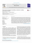 Research paper thumbnail of Theory-based metrological traceability in education: A reading measurement network