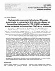 Research paper thumbnail of Phylogenetic assessment of selected Ghanaian groundnuts, in reference to U.S. mini-core based on Kompetitive allele-specific PCR (KASP) and axiom single nucleotide polymorphism (SNP) array protocols