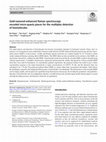 Research paper thumbnail of Gold-nanorod-enhanced Raman spectroscopy encoded micro-quartz pieces for the multiplex detection of biomolecules