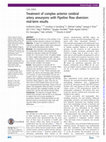 Research paper thumbnail of Treatment of complex anterior cerebral artery aneurysms with Pipeline flow diversion: mid-term results