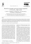 Research paper thumbnail of Resistivity anomalies and local moment magnetism in Er5Ir4Si10 single crystal