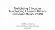 Research paper thumbnail of Toelichting 2 locaties Rondleiding Nijmegen (6 juni 2019)