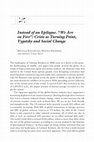 Research paper thumbnail of M.Kontopodis, M. Dafermos, & A. Tanzi Neto (2020).  Instead of an Epilogue. “We Are on Fire”: Crisis as Turning Point, Vygotsky and Social Change. In A. Tanzi Neto, F. Liberali, & M. Dafermos (Eds.), Revisiting Vygotsky for social change: Bringing together theory and practice. New York: Peter Lang.